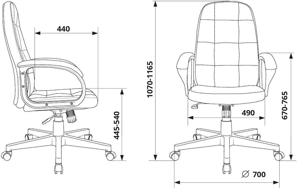 Кресло CH 002 Fabric серо-голубой Light-28