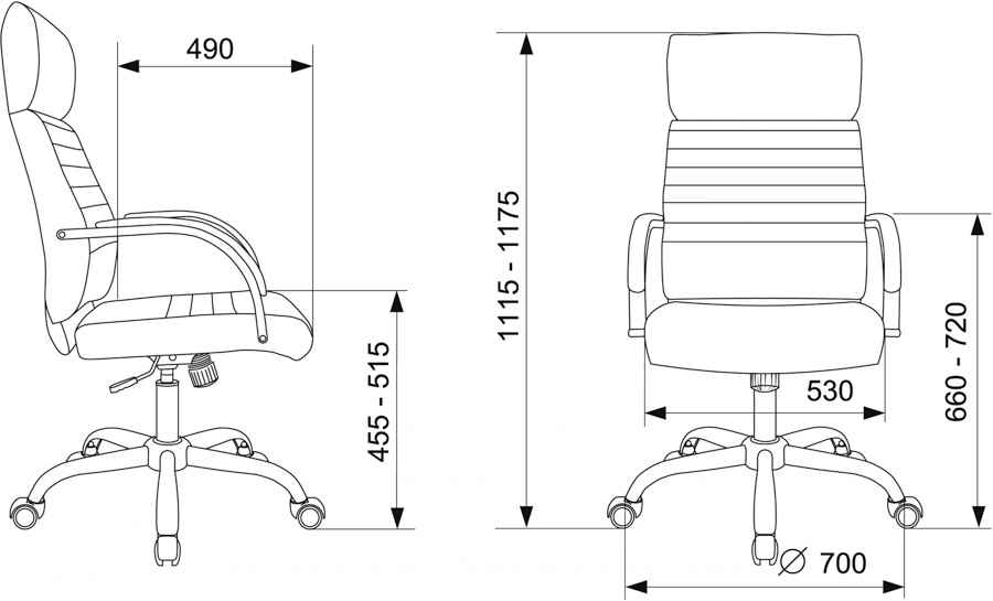 Кресло БЮРОКРАТ T-8010SL/Black