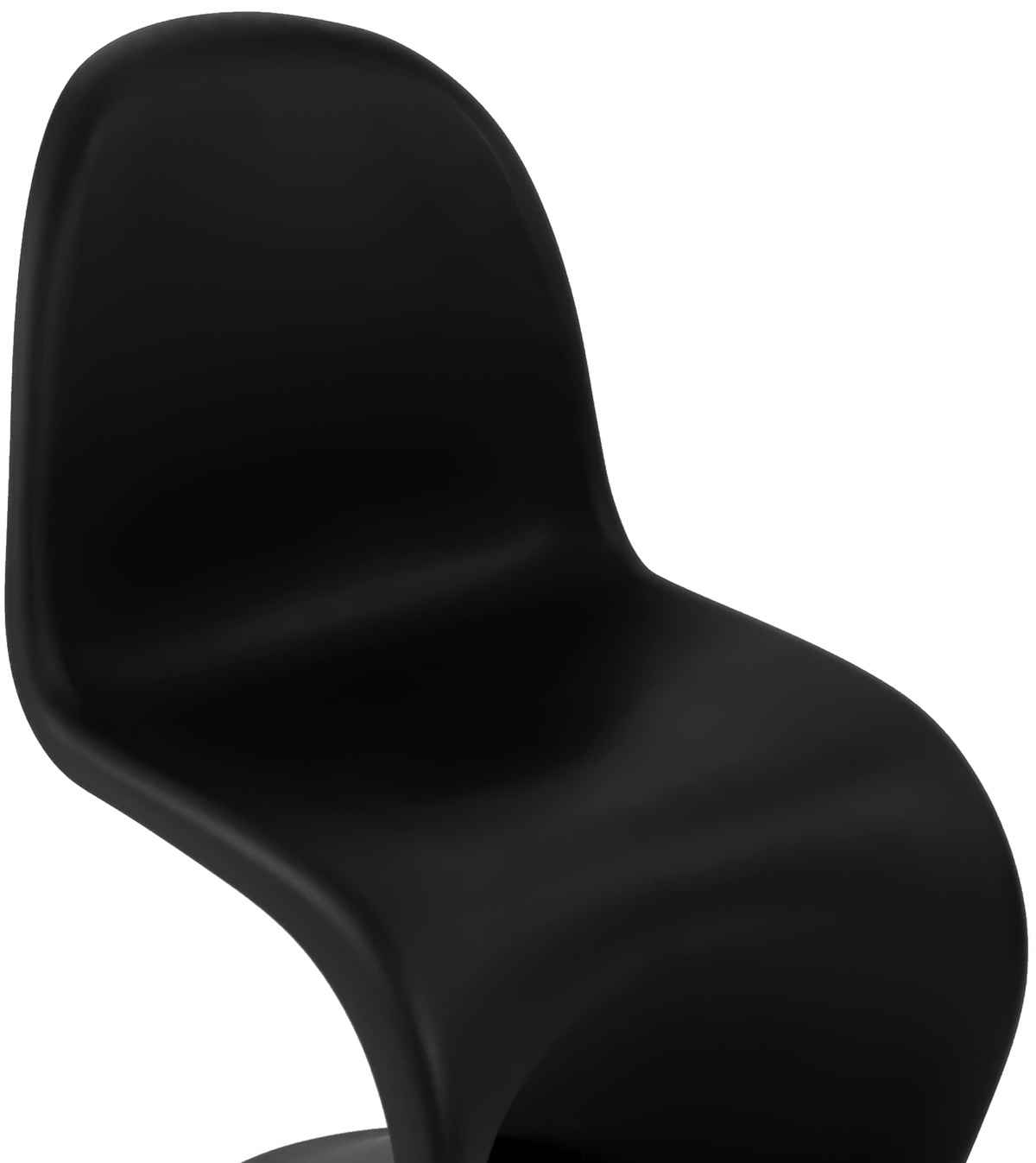 Стул Barneo Panton black пластик PP черный